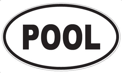 POOL - Oval Magnet