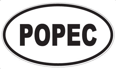 POPEC - Oval Sticker