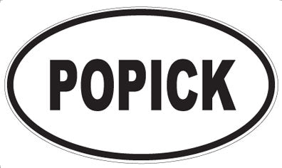 POPICK - Oval Sticker