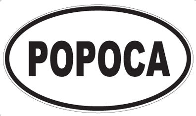 POPOCA - Oval Sticker