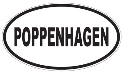 POPPENHAGEN - Oval Sticker