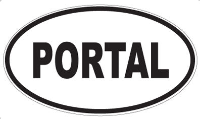 PORTAL - Oval Magnet