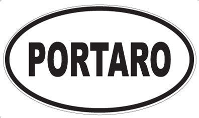 PORTARO - Oval Sticker