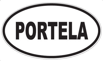 PORTELA - Oval Sticker
