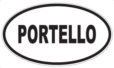 PORTELLO - Oval Sticker