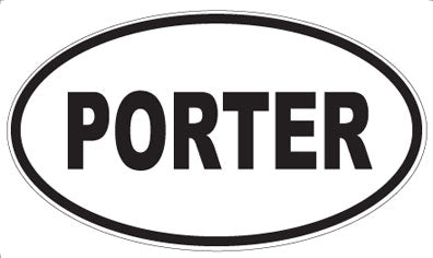 PORTER - Oval Magnet