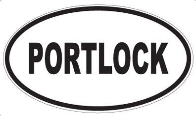 PORTLOCK - Oval Sticker