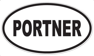 PORTNER - Oval Sticker