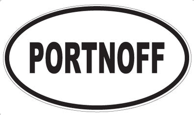 PORTNOFF - Oval Sticker