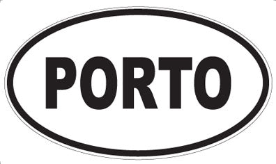 PORTO - Oval Sticker