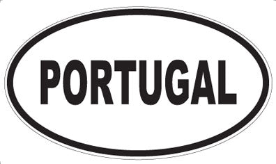 PORTUGAL - Oval Sticker