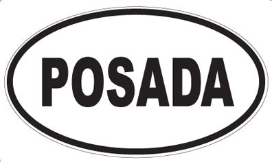 POSADA - Oval Magnet