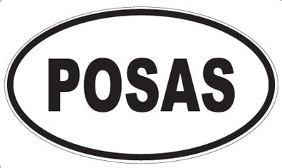 POSAS - Oval Sticker