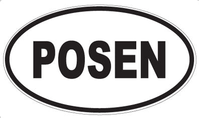 POSEN - Oval Sticker