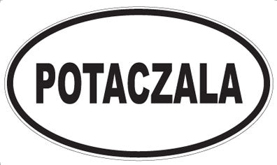 POTACZALA - Oval Sticker