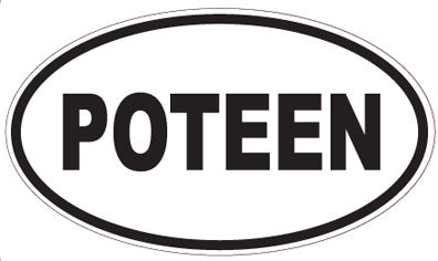 POTEEN - Oval Sticker