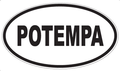 POTEMPA - Oval Sticker