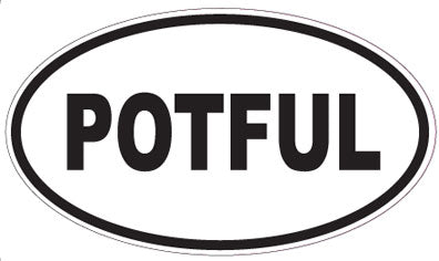 POTFUL - Oval Sticker