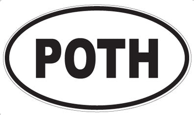 POTH - Oval Sticker