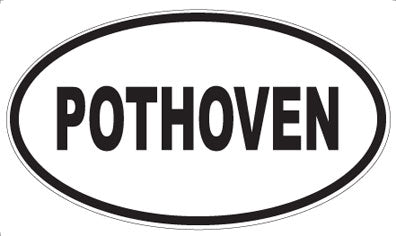POTHOVEN - Oval Sticker