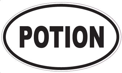 POTION - Oval Sticker
