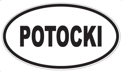POTOCKI - Oval Sticker