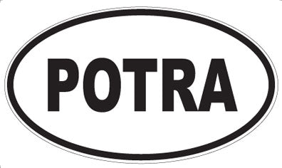 POTRA - Oval Sticker