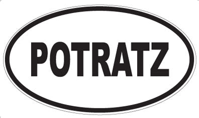 POTRATZ - Oval Sticker