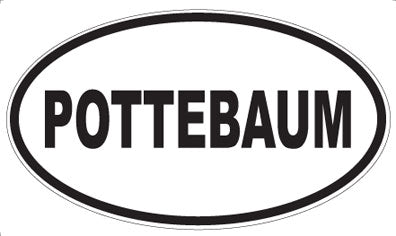 POTTEBAUM - Oval Magnet