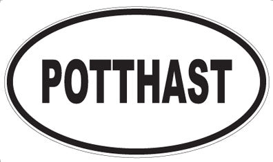 POTTHAST - Oval Sticker