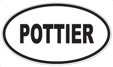 POTTIER - Oval Sticker