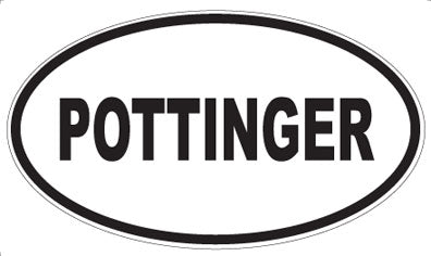 POTTINGER - Oval Sticker