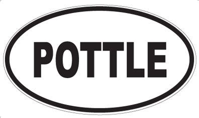 POTTLE - Oval Magnet