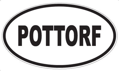 POTTORF - Oval Sticker