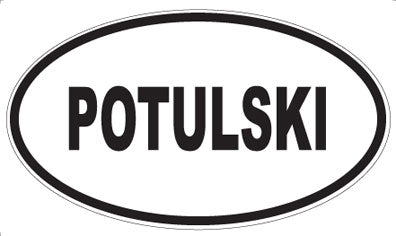 POTULSKI - Oval Sticker