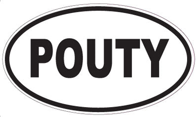 POUTY - Oval Magnet