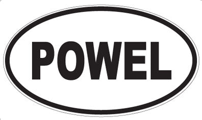 POWEL - Oval Sticker