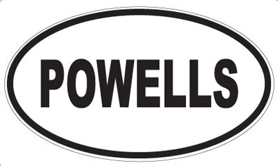 POWELLS - Oval Sticker