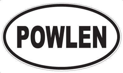 POWLEN - Oval Sticker