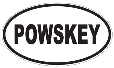 POWSKEY - Oval Sticker