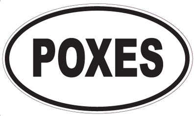 POXES - Oval Magnet