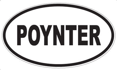 POYNTER - Oval Sticker