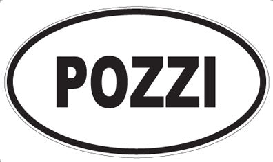 POZZI - Oval Sticker
