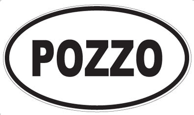 POZZO - Oval Sticker