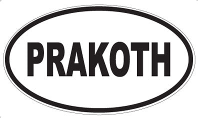 PRAKOTH - Oval Sticker