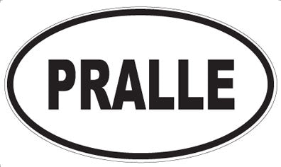 PRALLE - Oval Sticker
