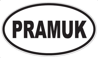 PRAMUK - Oval Sticker