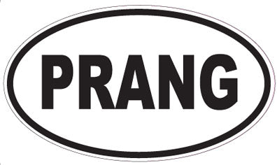 PRANG - Oval Sticker