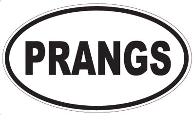 PRANGS - Oval Sticker