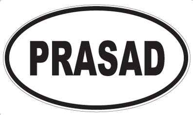 PRASAD - Oval Sticker